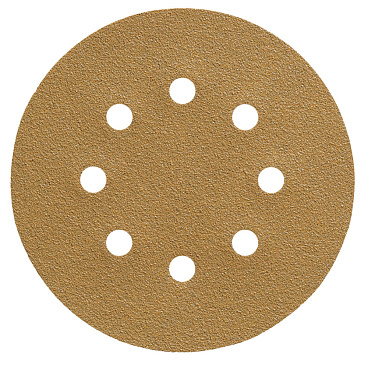 Диск шлифовальный Sunmight Gold d125 мм P80 на липучку бумажная основа (5 шт.)