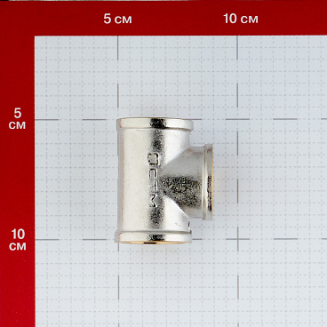 Тройник 3/4 ВР(г) х 3/4 ВР(г) х 3/4 ВР(г) латунный