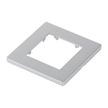 Рамка Simon 24 Harmonie одноместная алюминий (2400610-033)