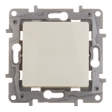 Переключатель Legrand Etika одноклавишный встраиваемый слоновая кость (672309/672349)
