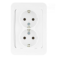 Розетка Makel Mimoza встраиваемая белая (12082)