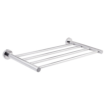 Полка для полотенец Zenfort 495х265 мм на шуруп металл хром (180067)