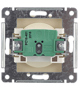 Розетка Hegel Master встраиваемая слоновая кость (РС16-401-01)