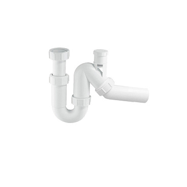 Сифон для мойки McAlpine 1 1/2х40 мм без выпуска с соединением 40 мм (MRSK12V)