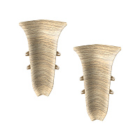 Угол внутренний Идеал Классик 55 мм дуб северный S-профиль (2 шт.)