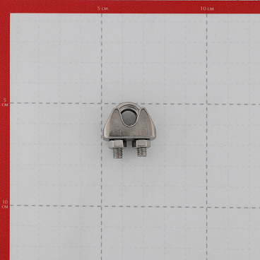 Зажим троса u-образный d5 мм DIN 741 нержавеющая сталь