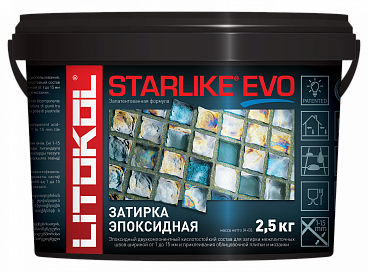 STARLIKE EVO Эпоксидная затирка S.105 Bianco Titanio 2,5kg
