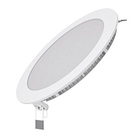 Светильник встраиваемый светодиодный белый 12 Вт 3000К IP20 Gauss Slim ДВО (939111112)
