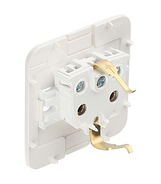 Розетка Systeme Electric Blanca накладная антрацит со шторками (BLNRA011116)