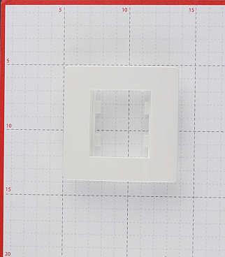 Рамка для кабель-канала DKC Viva белая с суппортом 2 модуля (10242)