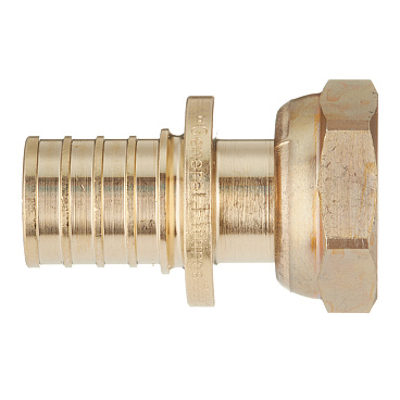 Соединитель прямой Stout 20 мм х 1/2 ВР(г) с накидной гайкой латунный (SFA-0019-002012)