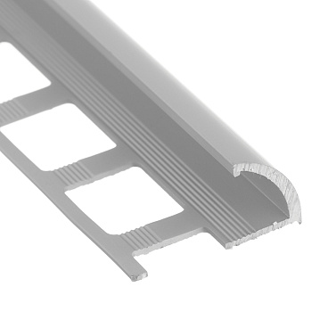 Профиль для плитки до 10 мм окантовочный наружный алюминиевый 2700х27х14,5 мм