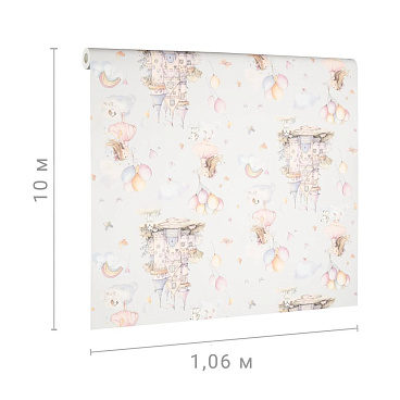Обои компакт-винил на флизелиновой основе Erismann Kids`Story 60948-03 (1,06х10,05 м)
