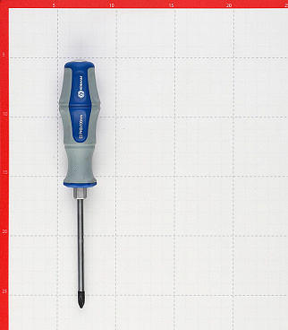 Отвертка крестовая PH2 100 мм ударная Кобальт (646-591)