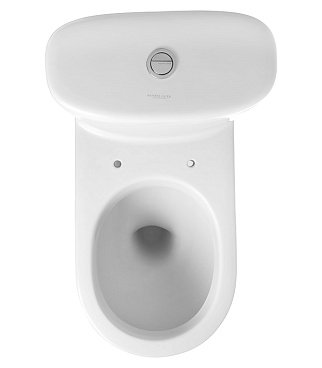 Унитаз-компакт Sanita Luxe Art с универсальным выпуском с сиденьем дюропласт микролифт белый (WC.CC/Art/2-DM/WHT.G/S1)