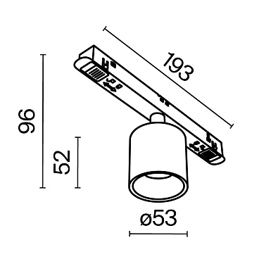 Трековый светильник Technical TR132-2-7W3K-W