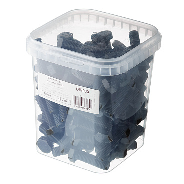 Болт оцинкованный M12x40 мм DIN 933 10,9 (100 шт.)