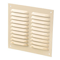 Решетка вентиляционная стальная Ore 195х195 мм бежевая
