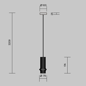 Подвесной светильник Maytoni MOD430PL-L5W3K1