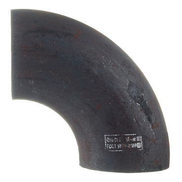 Отвод крутоизогнутый под сварку DN89 бесшовный кованый черная сталь