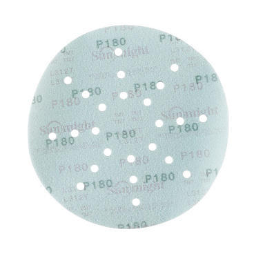 Диск шлифовальный Sunmight Film L312T d225 мм P180 на липучку пленочная основа (50 шт.) (53510)
