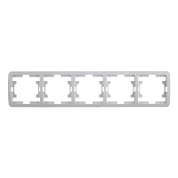 Рамка Makel Mimoza пятиместная белая (22059)