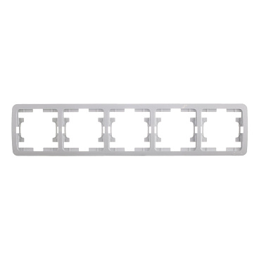 Рамка Makel Mimoza пятиместная белая (22059)