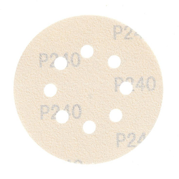 Диск шлифовальный КМ Gold d125 мм P240 на липучку бумажная основа (5 шт.)