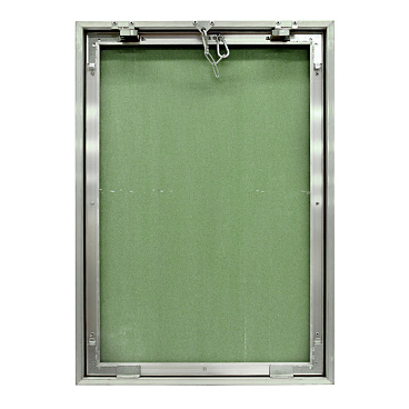 Люк ревизионный под плитку Практика Контур алюминиевый 400х600 мм скрытый нажимной