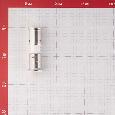 Муфта Henco (15PKW-2020) 20(пресс) х 20(пресс) PVDF белая
