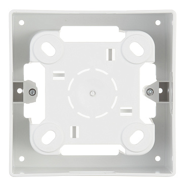 Коробка монтажная Simon 24 Harmonie одноместная накладная белая (2400751-030)