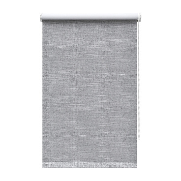 Рулонная штора блэкаут 180х175 см Decofest Каролина серая