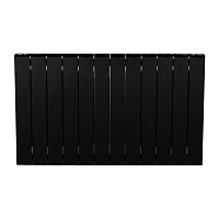 Радиатор биметаллический Rifar Supremo 500 мм 12 секций 3/4 боковое подключение антрацит