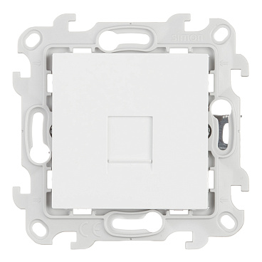 Розетка компьютерная Simon 24 Harmonie встраиваемая белая RJ45 (2410598-030)