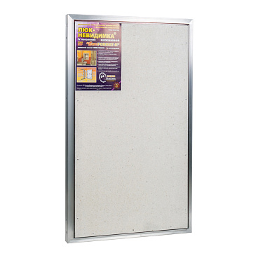 Люк ревизионный под плитку Практика EuroFormat-R алюминиевый 600х1000 мм скрытый нажимной