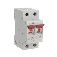 Автоматический выключатель модульный DKC Yon Max MD63S 2P 10А тип C 4,5 кА 400 В (MD63S-2PC10)