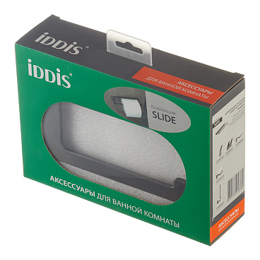 Держатель для туалетной бумаги Iddis Slide сталь серый (SLIGM00i43)