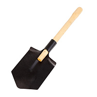 Лопата саперная Павловская Заря металлическая с деревянным черенком 300 мм (152111)