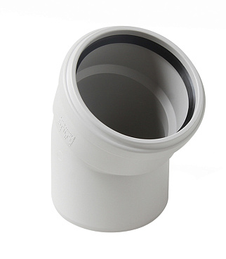 Отвод Pro Aqua Stilte Plus d58 мм 30° пластиковый шумопоглощающий для внутренней канализации