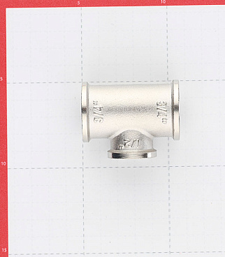 Тройник переходной Valtec 3/4 ВР(г) х 1/2 ВР(г) х 3/4 ВР(г) латунный (VTr.750.N.0504)