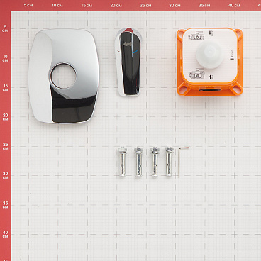 Смеситель для душа встраиваемый Lavelly Steel однорычажный с  механизмом в комплекте хром (672247)