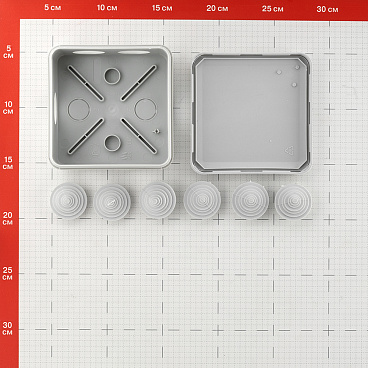 Коробка распределительная 100х100х50 мм IP55 Greenel (GE41255)