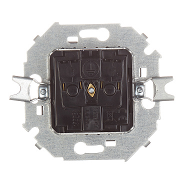 Розетка Simon 15 встраиваемая графит (1591431-038)