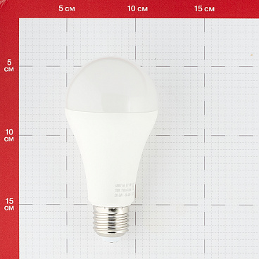 Лампа светодиодная Hesler E27 2700К 18 Вт 1710 Лм 230 В груша А65 матовая