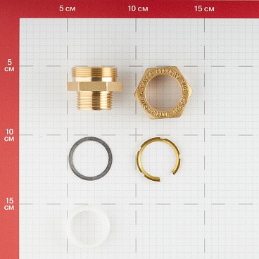 Муфта Stahlmann IWS EasyFix 20 мм х 3/4 НР(ш) для гофрированных труб