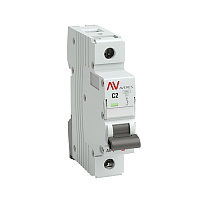 Автоматический выключатель модульный EKF Averes AV-6 1Р 2А тип C 6 кА 230 В (mcb6-1-02C-av)