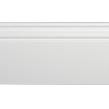 Плинтус МДФ Cosca Décor AP10 белый 100х16х2400 мм под покраску фигурный