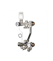 Насосно-смесительный узел Valtec Technomix для теплого пола без насоса (VT.TECHNOMIX.0.130)