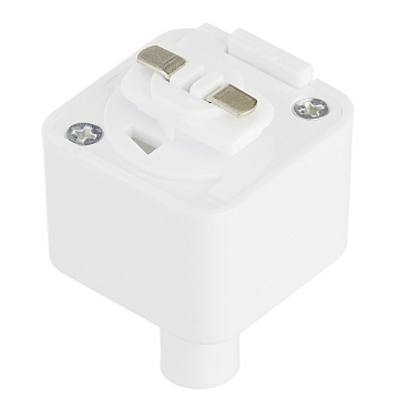 Переходник для однофазного трекового светильника Arte Lamp Track белый (A240033)