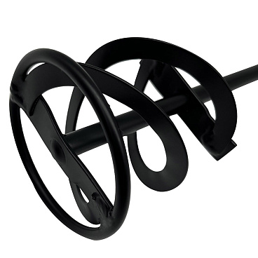 Миксер-насадка (венчик) для цементных растворов КМ 80x400 мм хвостовик SDS-plus усиленная